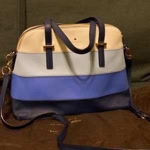 Kate Spade Cedar Street Stripe Maise Ocean Blue